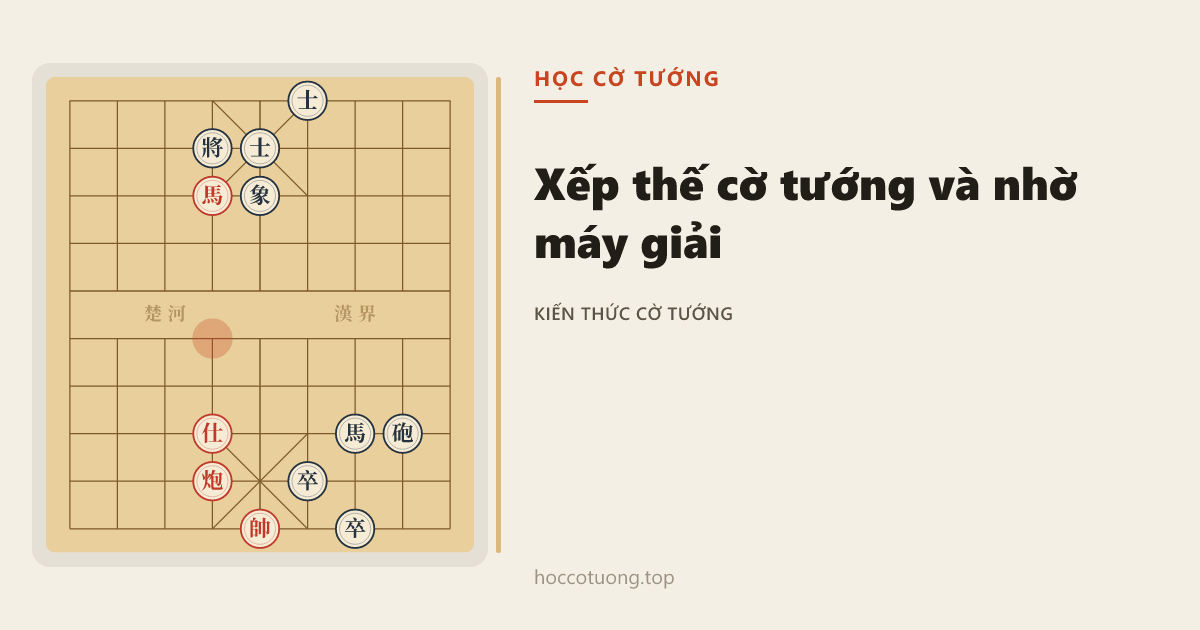 Cách Xếp Thế Cờ Tướng Và Nhờ Máy Giải — Kể Cả Chụp Ảnh Bàn Cờ